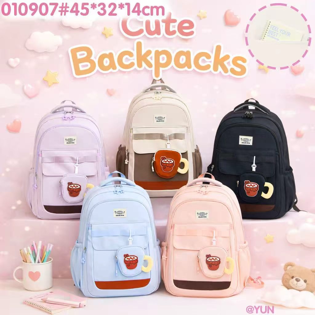 010907 Cute Snack Student Backpack
