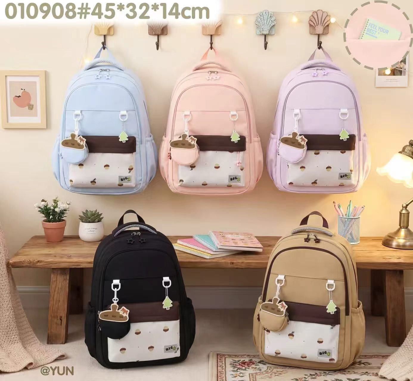 010908 Acorn Pocket Student Backpack