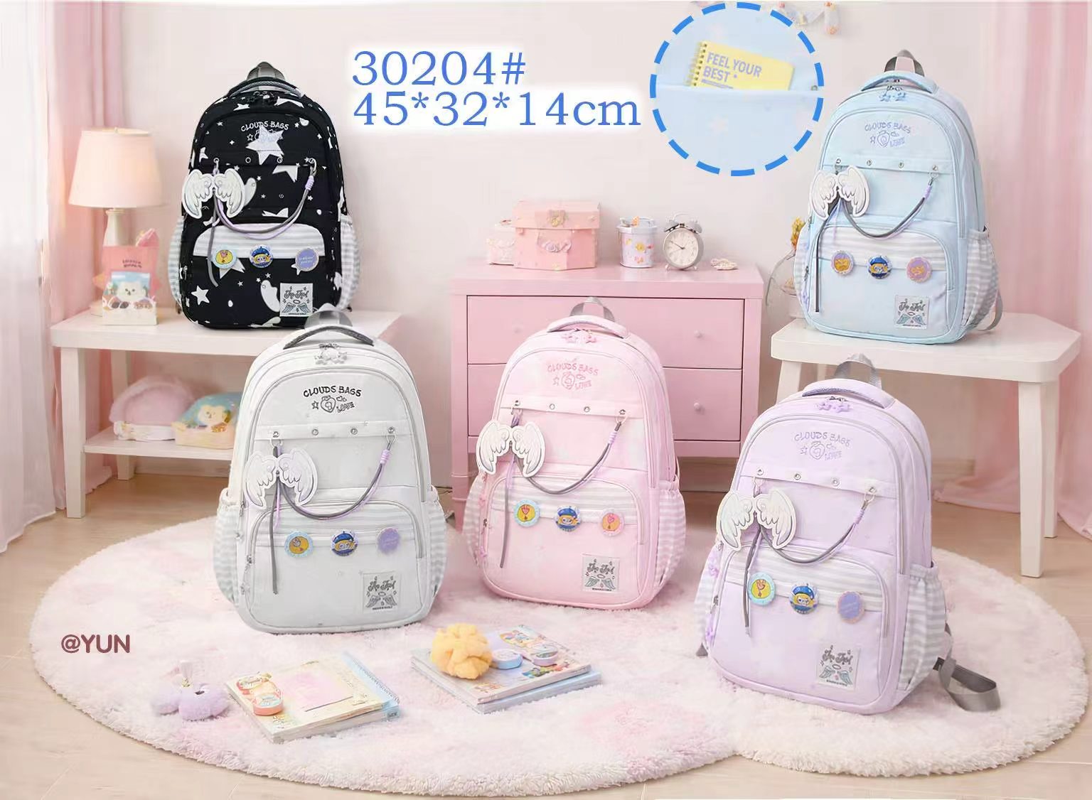 30204 Angel Wings Student Backpack