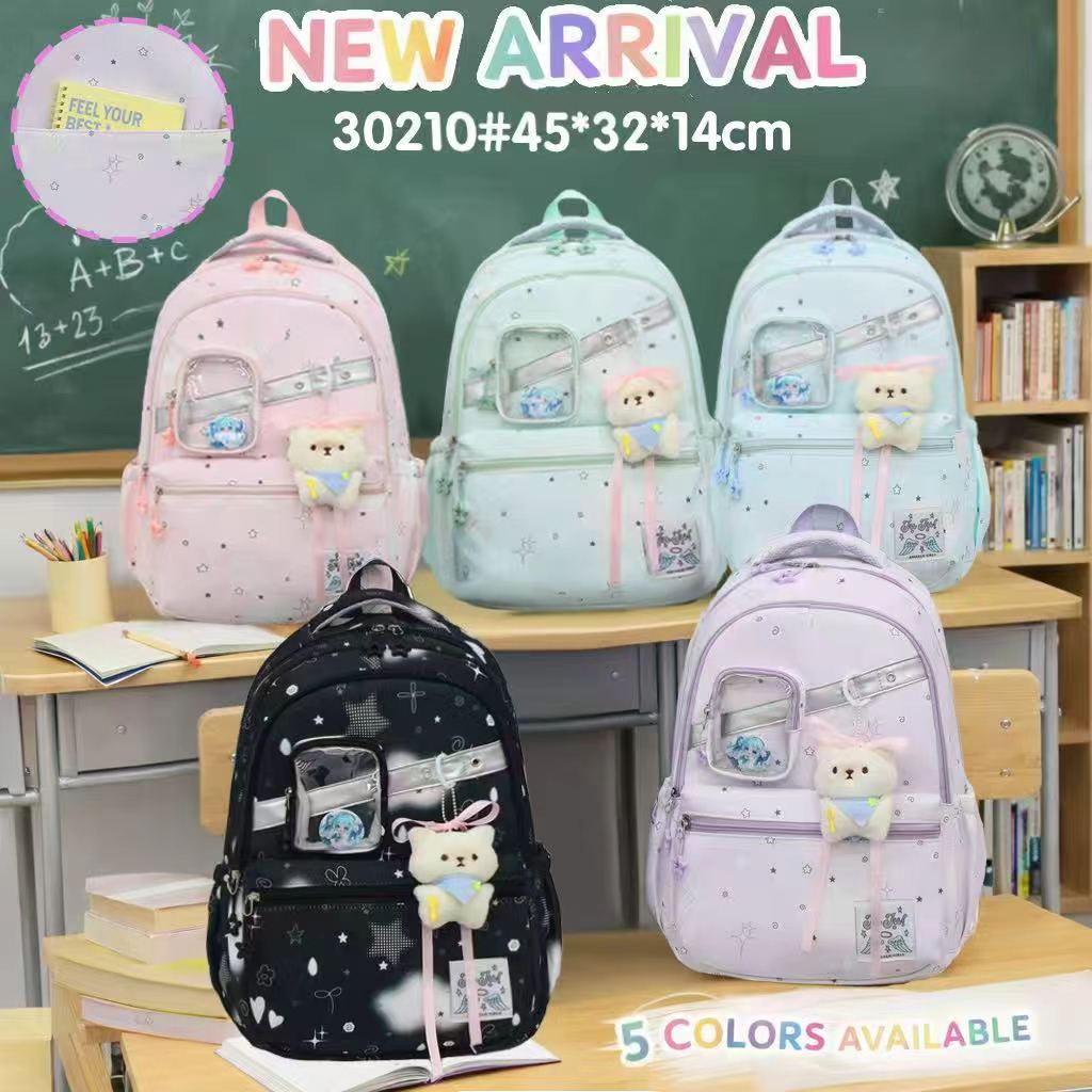 30210 New Arrival Charm Student Backpack