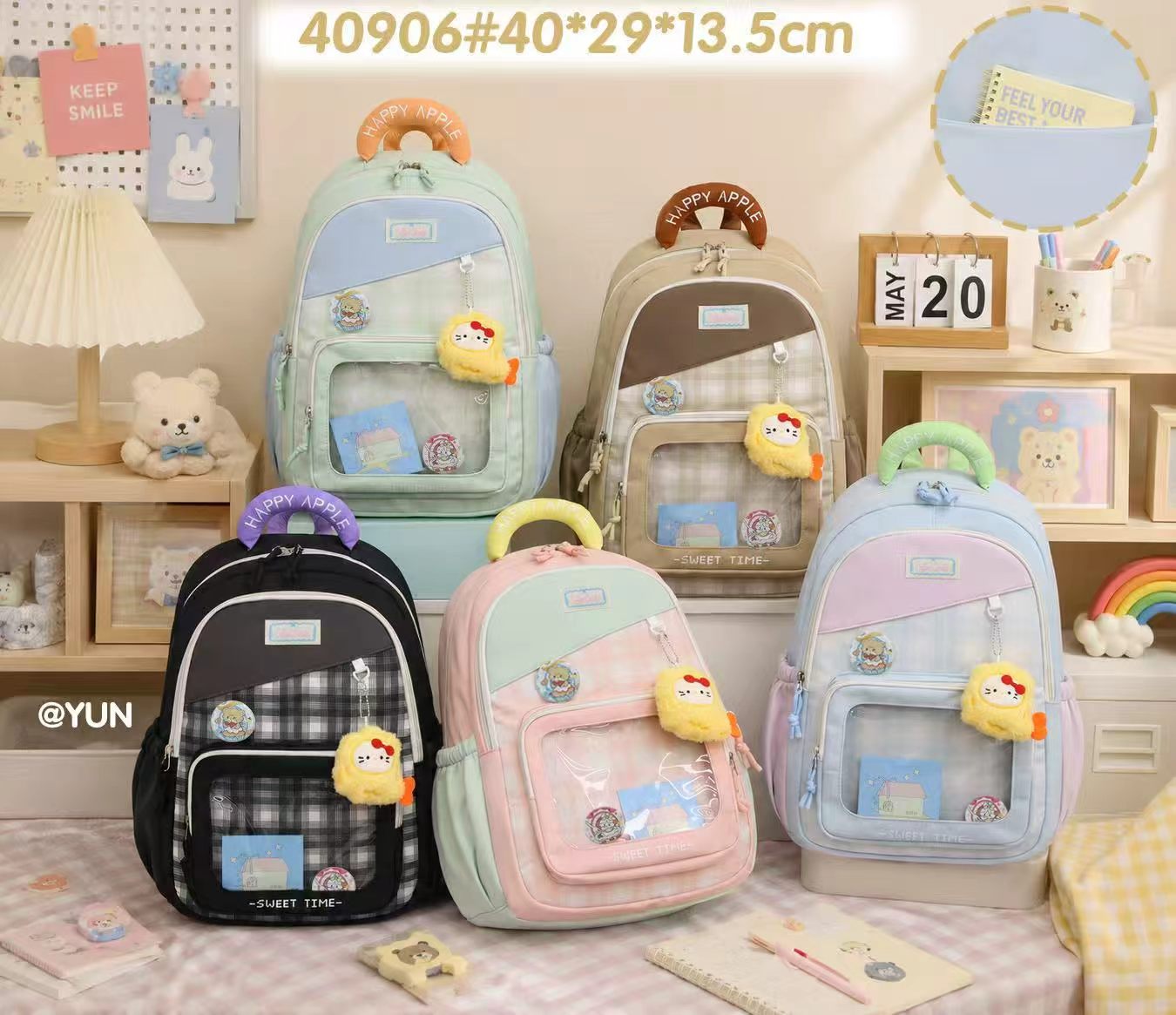40906 Sweet Time Student Backpack