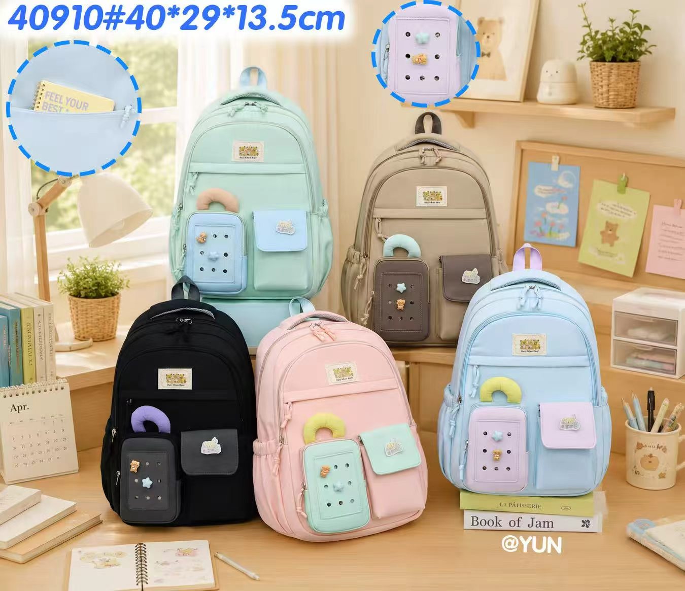 40910 Modular Pocket Student Backpack