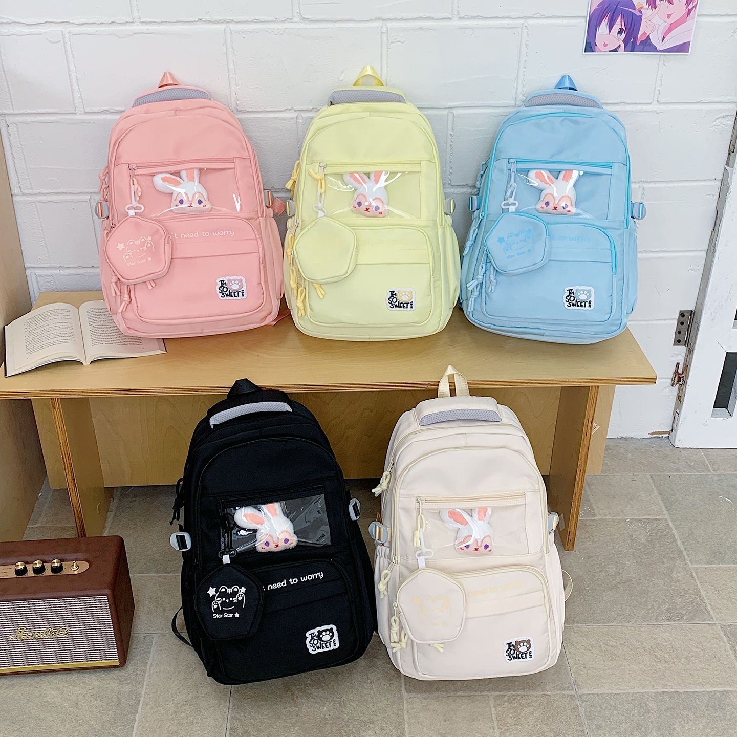 BP-RB01 Rabbit Window Student Backpack